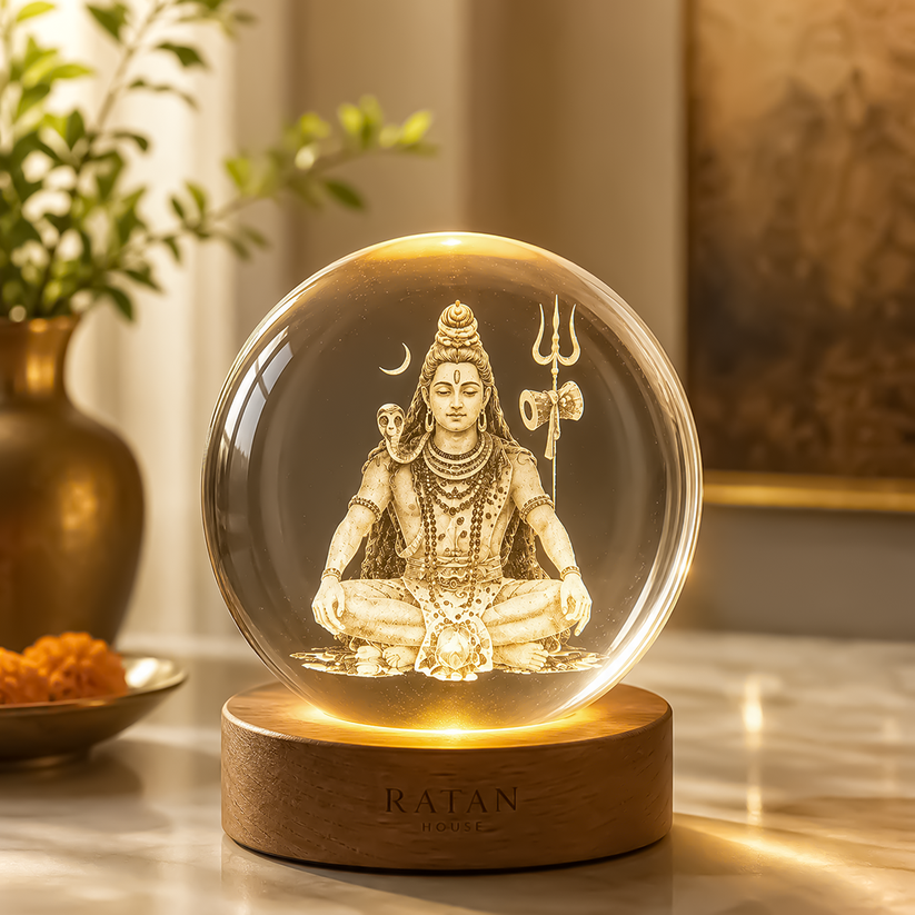 Kesarvani Divine™ - 3D Crystal God Lamp Ball (buy 1 get 1 free)